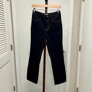 A.L.C. - High Waisted Bootcut Jeans Size 2 - Dark Indigo